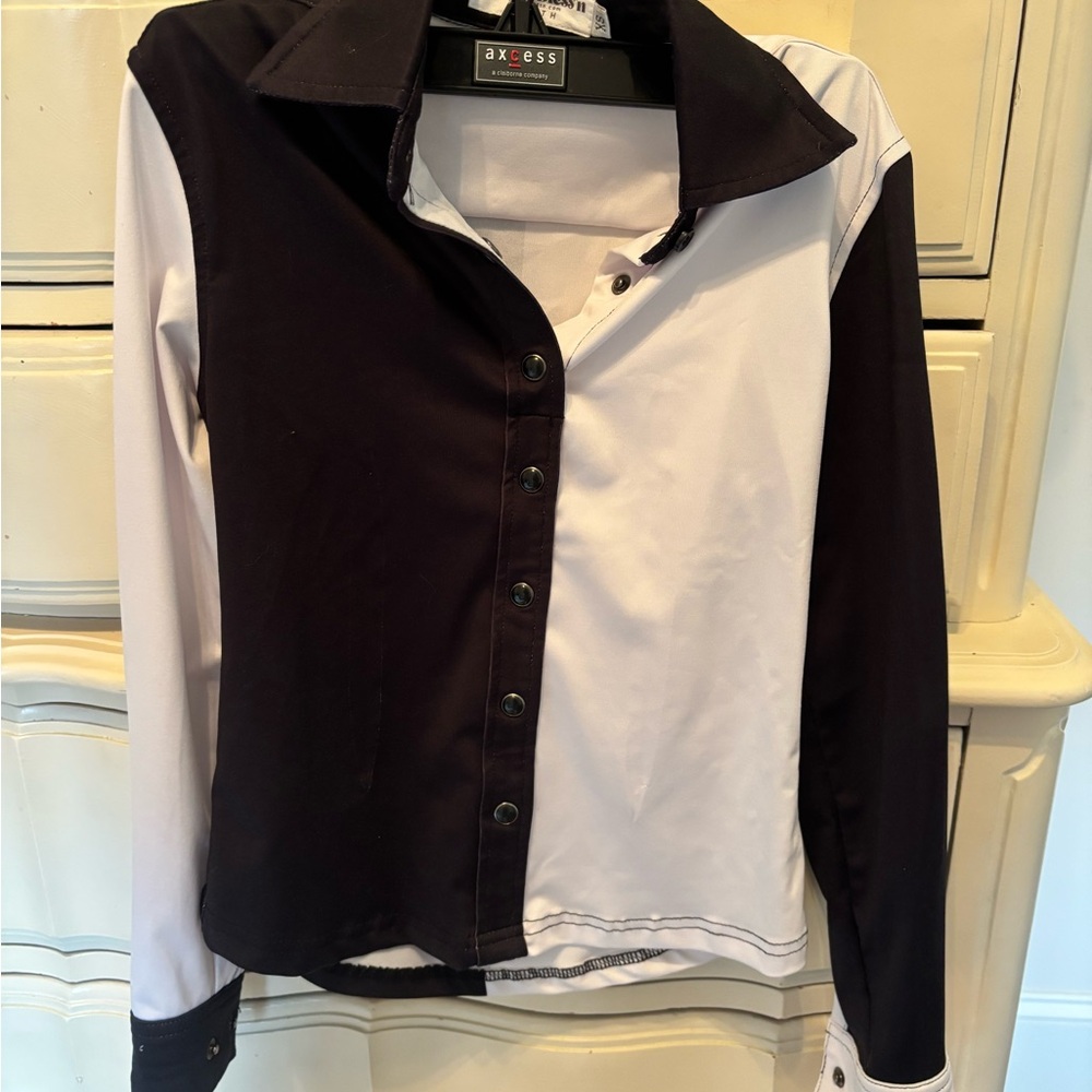 Ranch Dressn Brooks Black and White Kids Shirt